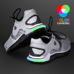 Logo Printed Flashing Multicolor Shoe Heel Light for Night Safety - Overseas Print