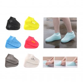 Silicone Waterproof Rain Shoe Cover Logo Printed