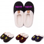 Wool-Like House shoes Fleece Slipper Custom Imprinted