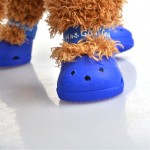 Logo Printed Pet Waterproof Shoes,Dog Rain Boots,Silicone Pet Sandals