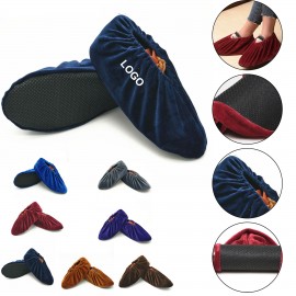 Flannelette Anti-skid shoes covers Custom Imprinted