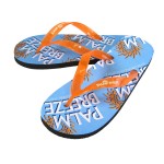 Branded The "Riviera" - Premium Rubber Flip Flops with Vinyl Straps