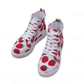 Logo Printed Custom High-top Sneakers