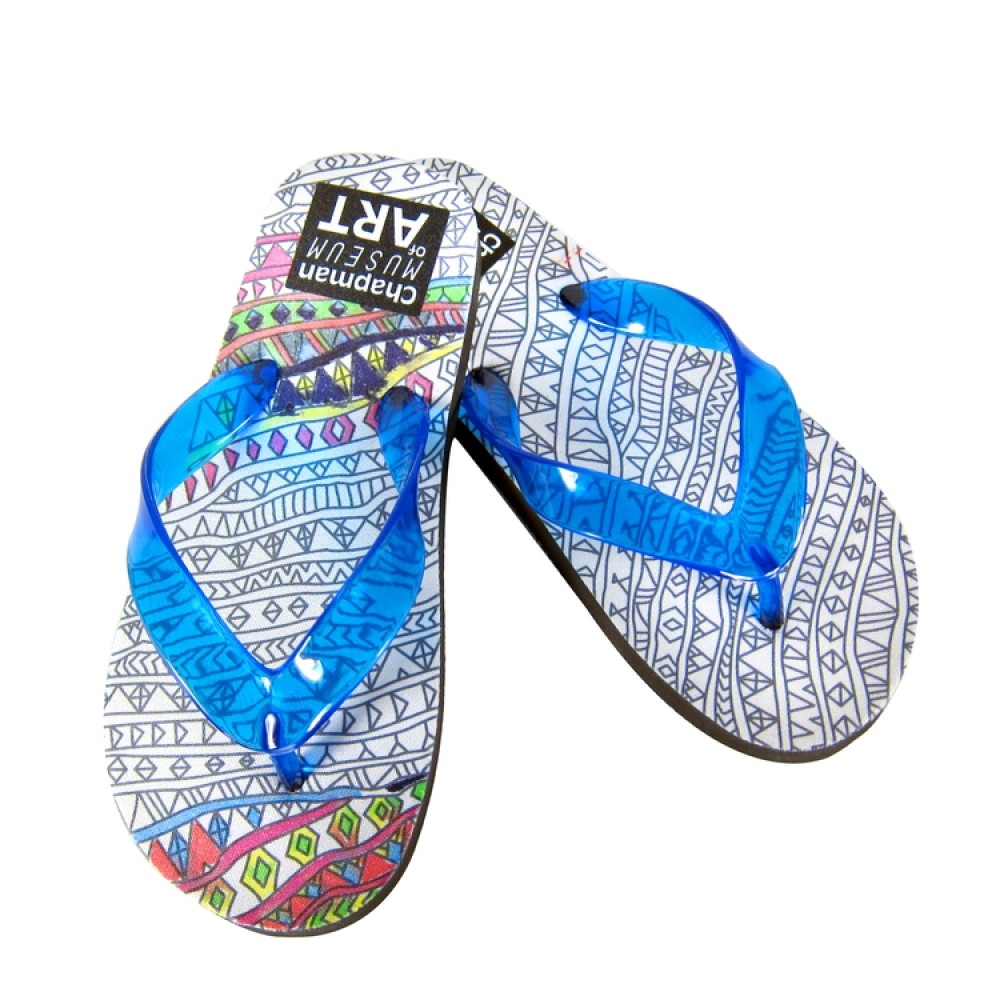 COLOR-ON(TM) "Riviera" - Premium Rubber Flip Flops with Vinyl Straps Custom Imprinted COLOR-ON(TM) "Riviera" - Premium Rubber Flip Flops with Vinyl Straps Custom Imprinted