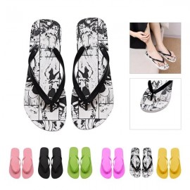 Custom Summer Outdoor Beach Flip Flops Logo Printed