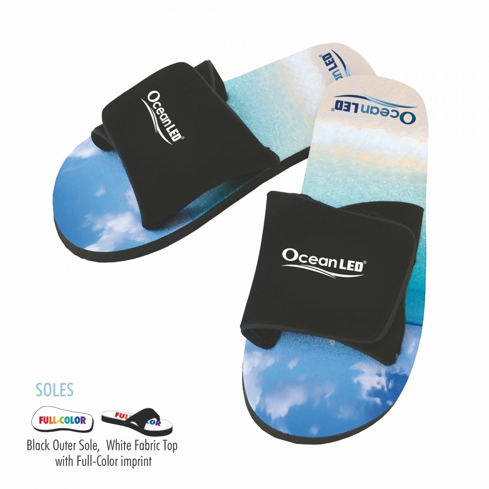 BrandGear Wind and Sea Slide Sandal Logo Printed BrandGear Wind and Sea Slide Sandal Logo Printed