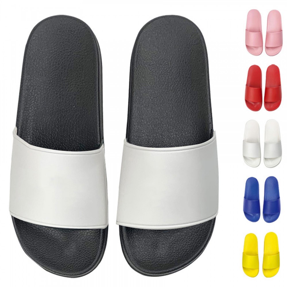 Logo Printed Pure Color Casual Slipper Sandals