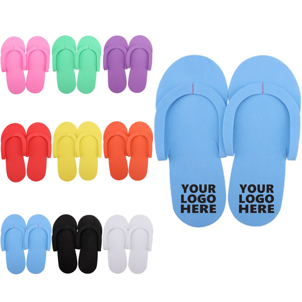 Custom Imprinted EVA Disposable Slippers