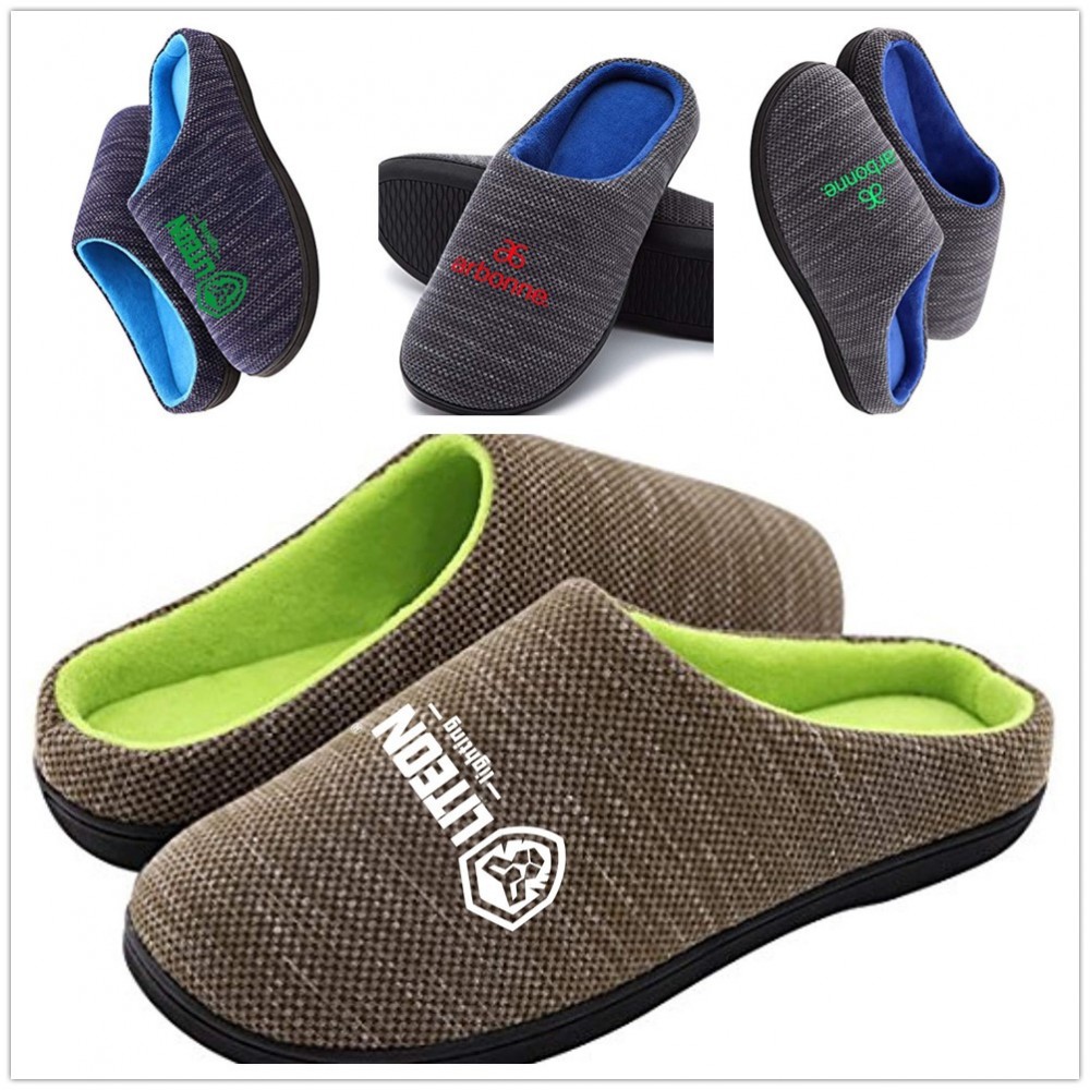 Branded Winter Indoor Memory Foam Cotton Slippers Branded Winter Indoor Memory Foam Cotton Slippers