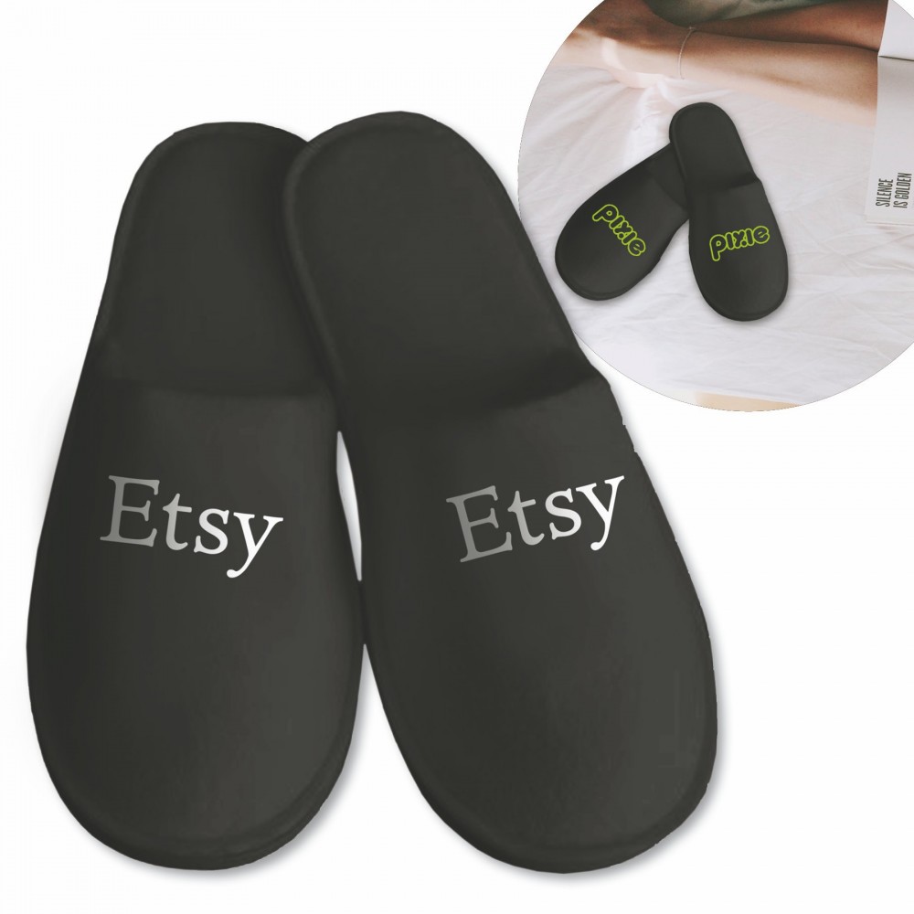 Branded BrandGear Comfy Travel Slippers Branded BrandGear Comfy Travel Slippers