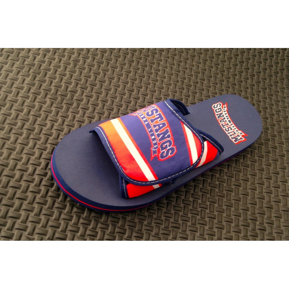 Branded Team Slide Dye Cut Three Layer Embroidered San Imprint and Silde Sandal - Men's Branded Team Slide Dye Cut Three Layer Embroidered San Imprint and Silde Sandal - Men's