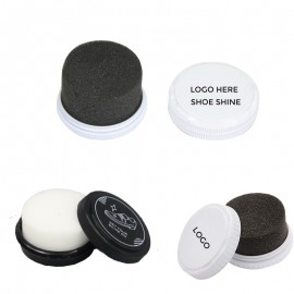 Custom Round Shoe Shine Branded