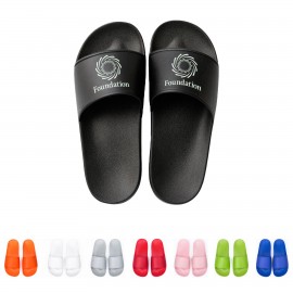 Non-Slip PVC Slide Sandal Logo Printed