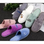 Extra Thick Deluxe Disposable Slippers Logo Printed