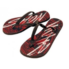 Branded Full Color Adult Small Flip Flops  Branded Full Color Adult Small Flip Flops