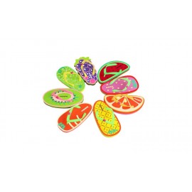Logo Printed Fruit Shaped Adult Flip Flop/Slipper