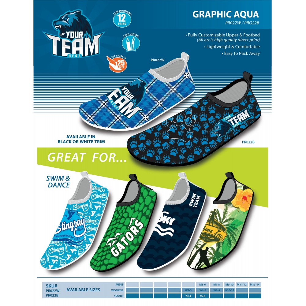 Branded Graphic Aqua