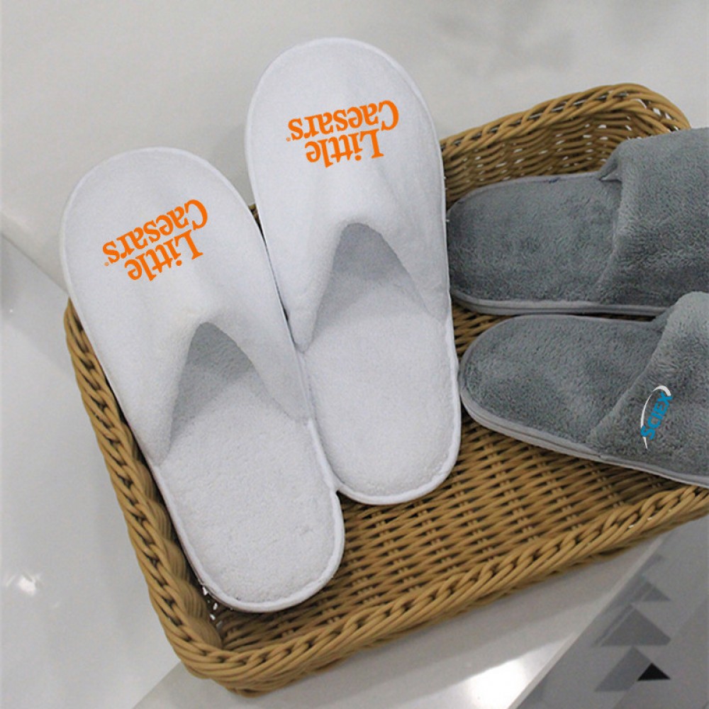 Custom Imprinted Disposable Slippers for Hotel Custom Imprinted Disposable Slippers for Hotel