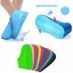 Logo Printed Waterproof Silicone Non Slip Overshoes