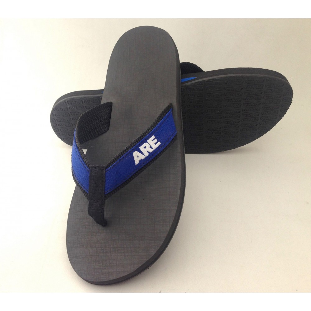 Logo Printed New York Sand Imprint Fabric Strap TPR Oursole Flip Flop - Women's Logo Printed New York Sand Imprint Fabric Strap TPR Oursole Flip Flop - Women's