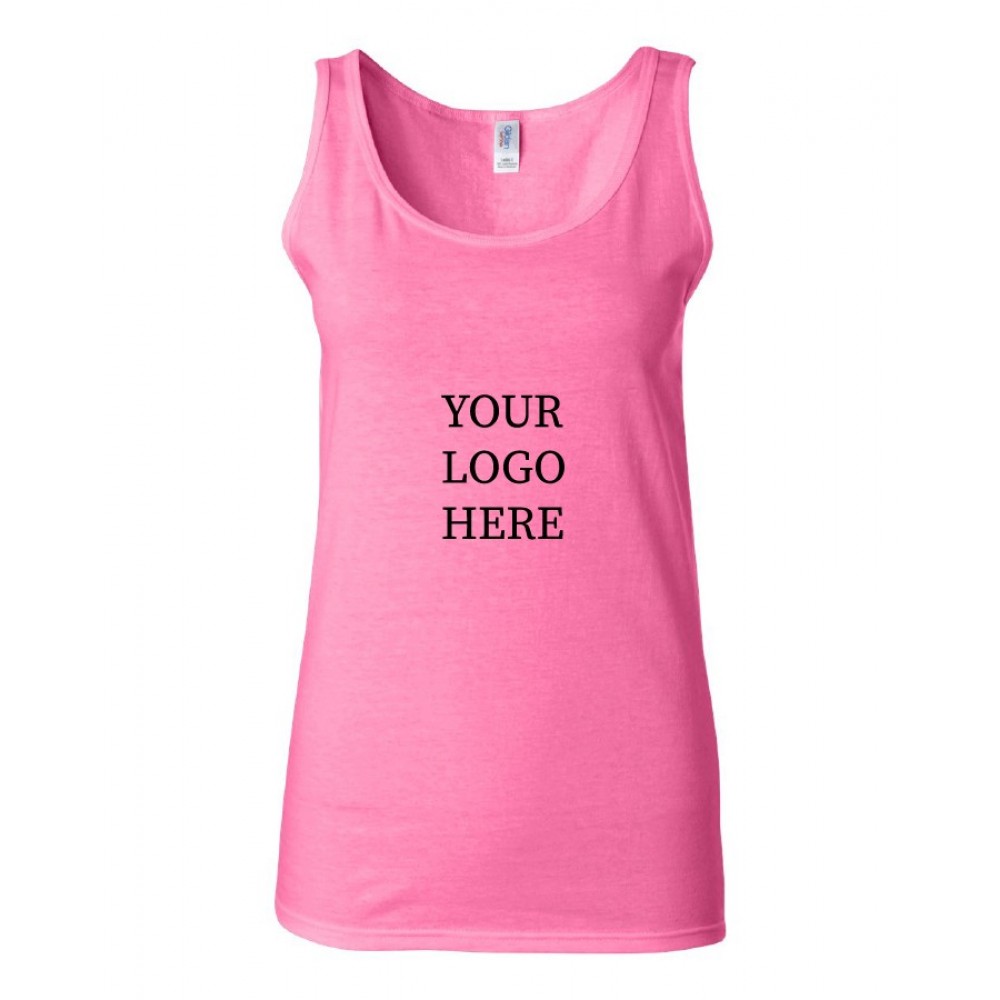 Gildan Softstyle Women's Tank Top Custom Embroidered
