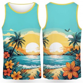 Mesh Performance Tank Top Custom Embroidered