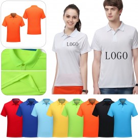 Custom Embroidered Unisex Quick-Dry Polyester Polo Shirt