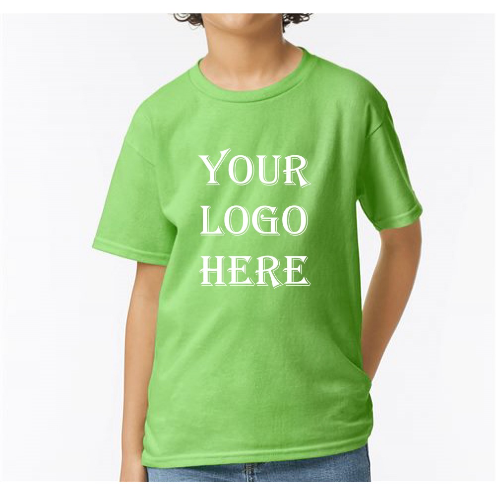 Gildan Ultra Cotton Youth T-Shirt Custom Embroidered