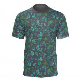 Men's T-Shirt Cotton Logo Imprinted