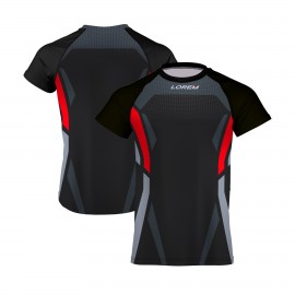 Logo Imprinted Men's Compression Workout Shirt  Logo Imprinted Men