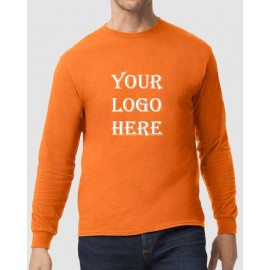 Custom Embroidered Gildan Heavy Cotton Long Sleeve T-Shirt