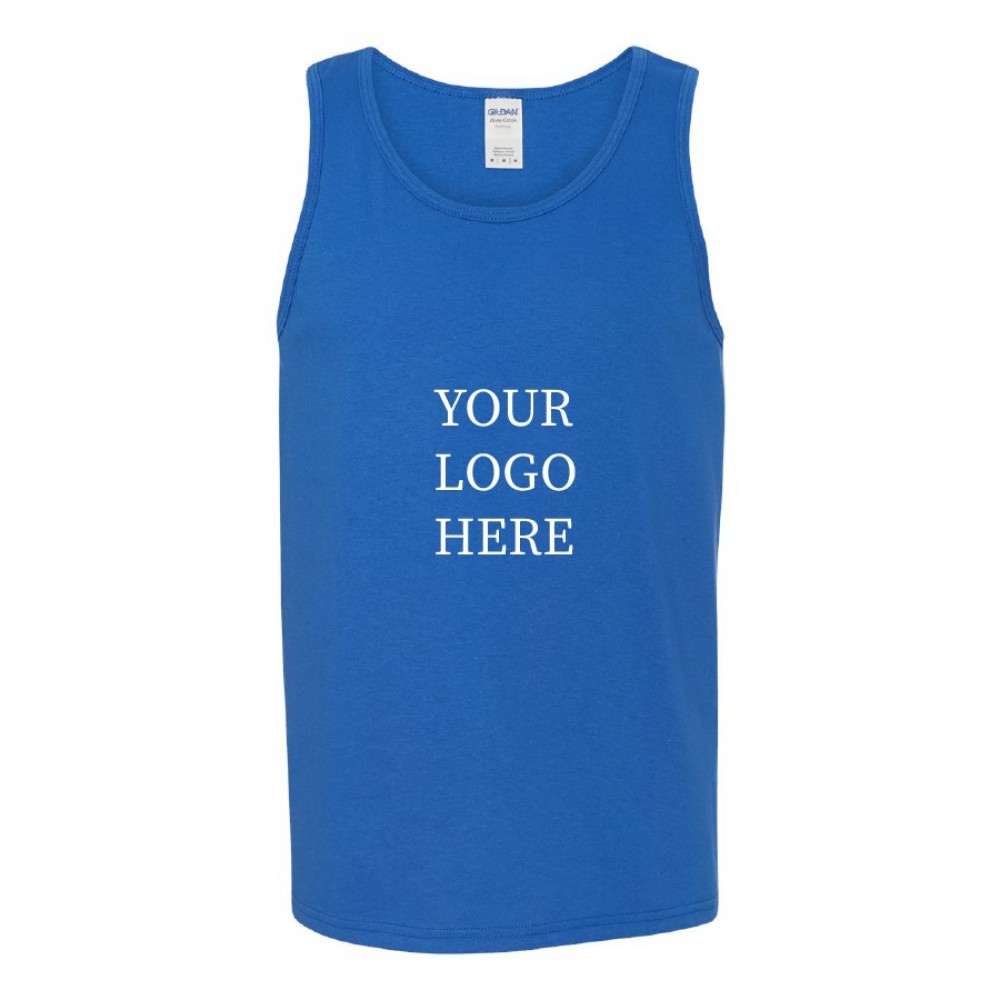 Custom Embroidered Gildan Heavy Cotton Tank Top Custom Embroidered Gildan Heavy Cotton Tank Top