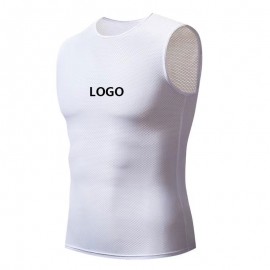Logo Imprinted Biking Sleeveless Shirt