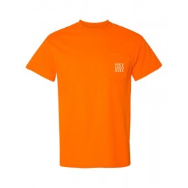 Gildan DryBlend Pocket T-Shirt Custom Embroidered