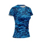 Mossy Oak Albocore 150 GSM Women's 100% Recycled Performance T-Shirt, UPF 30+ Logo Imprinted