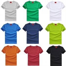 Unisex Adult Round Neck Short Sleeve T-Shirt Custom Printed