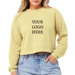BELLA + CANVAS Women's Raglan Pullover Fleece Logo Imprinted