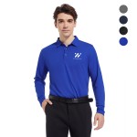 Logo Imprinted Men's Long Sleeve Sport Polo