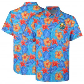 Custom Embroidered Hawaiian Shirt with Pocket