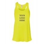 BELLA + CANVAS Women's Flowy Racerback Tank Logo Imprinted
