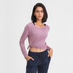Custom Printed Women's Yoga Sports Long Sleeve T-Shirt