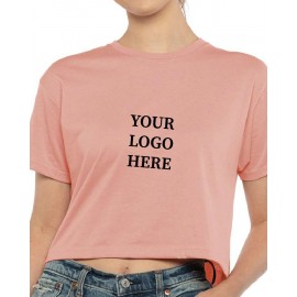 Next Level Apparel Women's Ideal Crop Top Logo Imprinted