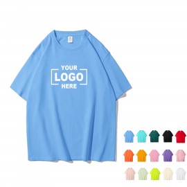 Custom Printed Versatile Summer Round Neck Short Sleeve T-Shirt  Custom Printed Versatile Summer Round Neck Short Sleeve T-Shirt