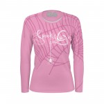 Women's Long Sleeve Standard T-shirt Custom Embroidered