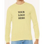 Custom Printed BELLA + CANVAS Heather CVC Long Sleeve Tee