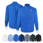 Men's Long Sleeve Twill Shirt Custom Printed