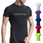 Custom Embroidered Quick Dry Moisture-Wicking Workout T-Shirt