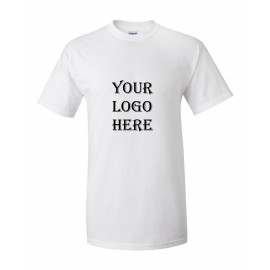 Gildan Ultra Cotton White T-Shirt Logo Imprinted