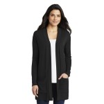 Port Authority Ladies' Concept Long Pocket Cardigan Sweater Custom Imprinted