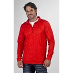 1/4 Zip Fleece Sweatshirt with straight hem Custom Embroidered